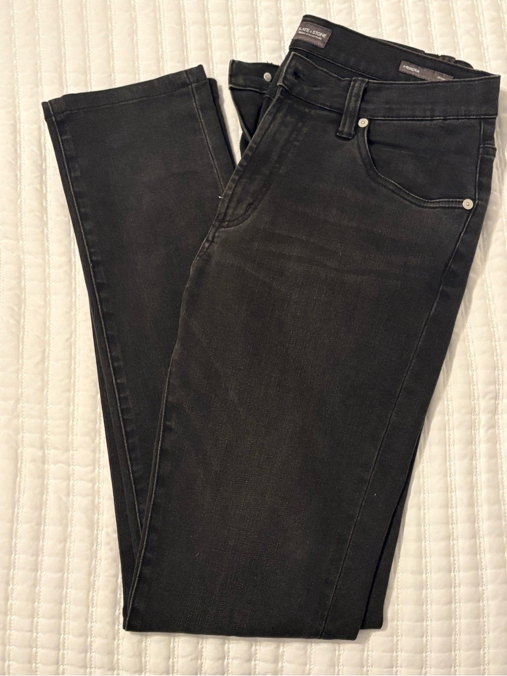 Slate & Stone Black Slim Straight Men’s Jeans